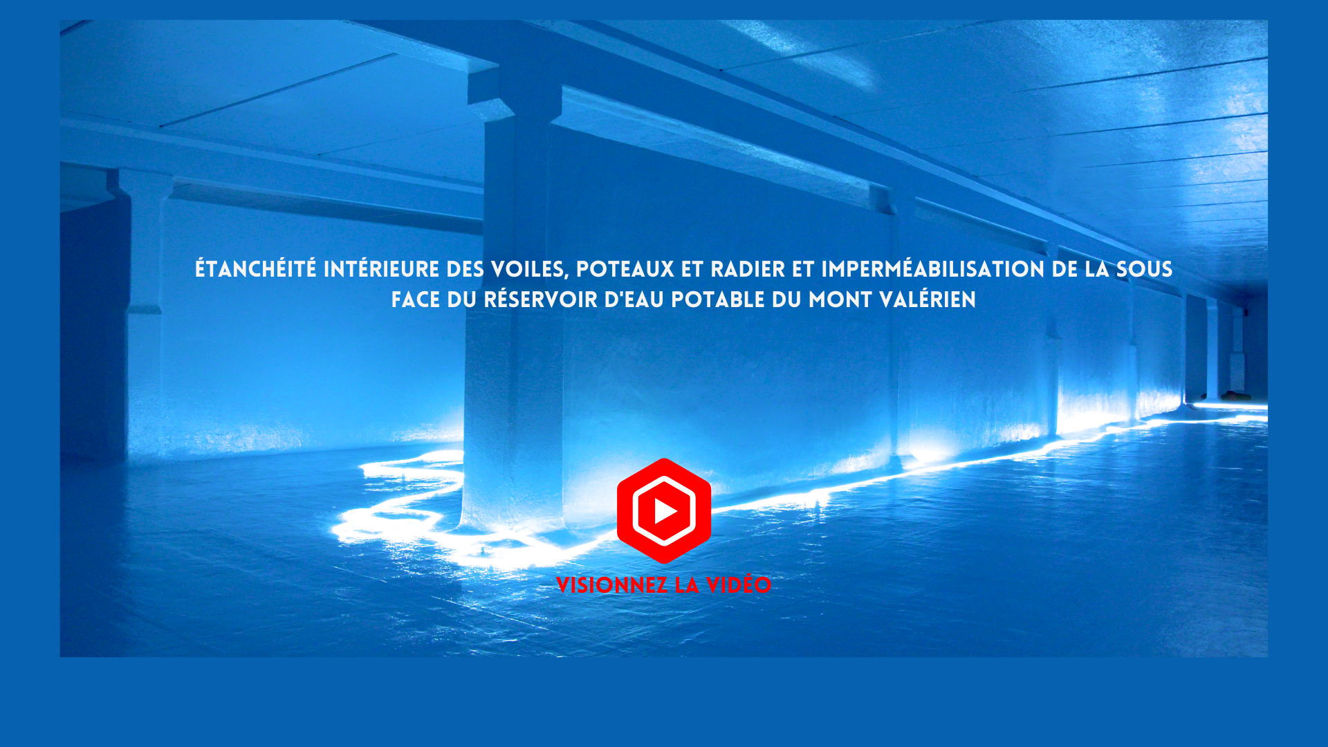 Réhabilitation du réservoir d’eau potable semi-enterré du Mont Valérien